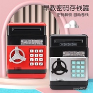 Mini ATM Safe Deposit Box Money Box Safe Automatic Money Rolling Creative Piggy Bank Toy G7DJ