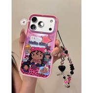 Sweet Cool Style Colorful Stars Hollow Cat Suitable for ihone17promax Apple 16pro Phone Case 15 New 