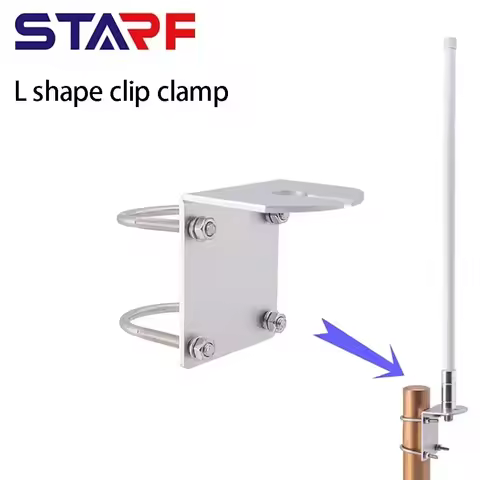 Helium Miner Hospot Antenna Clip Code L Shape Wall Mount Stainless Steel Clamp For Vehicle Base Outd