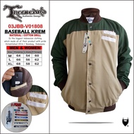 Men's Baseball Jacket - Men's Baseball Jacket - Men's Varsity Jacket - Cream Baseball Jacket