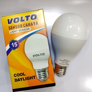 LAMPU LED BULB 15 Watt SENSOR CAHAYA UV MATAHARI SIANG MALAM