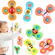 3Pcs Cartoon Fidget Spinner Toys Suction Cup Spinner Gyroscope Toy Anti stress Educational Fingertip