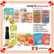 Zoey's Handmade Baby Food -Organic Soy Sauce/Chicken Floss/Anchovies Powder/Japanese Curry Paste/Manuka Honey Pops