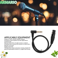 IARMARIOQR 3Pin XLR Female To 6.35mm Male Mono Cable, Flexible 0.5m/1.6ft Balanced XLR Female to 1/4