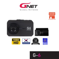 GNet G-6 1080P FHD|HD 2CH Car Dashcam Full Set - Front + Rear + Cable + SD Card (32GB)