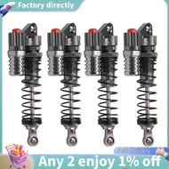 4Pcs Aluminium Alloy 90Mm Absorber Shocks For 1/10 Scale Rc Rock Crawlers  Scx10 D90 Truck