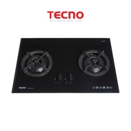Tecno T22TGSV 75CM 2-Burner Tempered Glass Hob