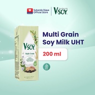V-Soy Susu Kedelai Multi Grain Soy Milk UHT 200 Ml