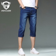 OWLLADE Denim Cargo Jeans Pants for Men 717 in Blue Stretchable