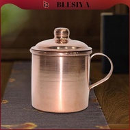 blesiya Handmade Copper Tea Cup Portable Water Cup Thick Pure Copper Tea Cup Home Wedding Copper Cup