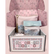 Miraya Le Marais Pink Prayer Rug Hampers