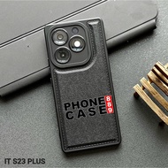 INFINIX NOTE 50X CASE LEATHER PRO BLACK CASE BLACK INFINIX NOTE 50X