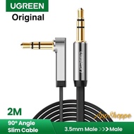 UGREEN Auxiliary Cable 2m Aux Audio Cable Jack 3.5mm Aux 90 Degree