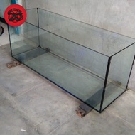 aquarium kaca 100x30x40 + kaca 8mm 