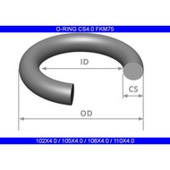 O-Ring CS 4.0MM FKM75 ( ID 102 / 105 / 108 / 110 x 4.0 ) FKM 75 Shore Oring / 102x4 105x4 108x4 110x4