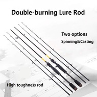 Mavllos H-BAST  M/MH Spinning Rod 2.1M/2.4M  Length 2 Sections Carbon Ultra-light  Fishing Rod Light