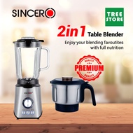 SINCERO STB-100 High Power Multifunction 2 In 1 Food Processor Blender Grinder Table Blender Food Bl