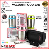Shuma 480ml food container + spoon / stainless vacuum food jar / practical minimalist food container