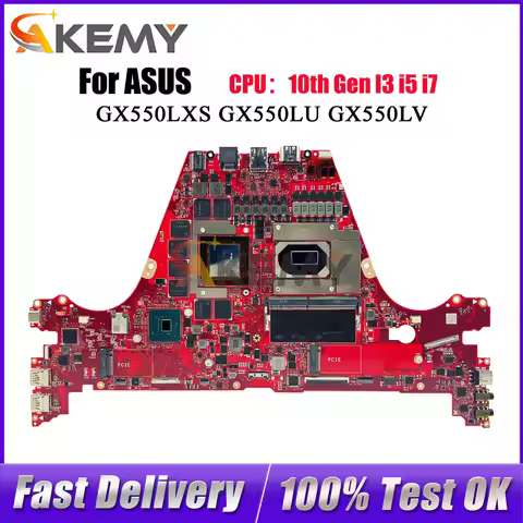 GX550LXS Laptop Motherboard For ASUS ROG Zephyrus Duo GX550LW GX550 GX550LXS GX550LU GX550LV GX550LS