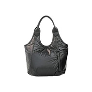 [Rootote] Women's Chubby Lightweight Vertical Tote Bag LT Round Shiny (Black)