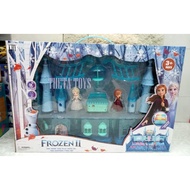 GIRLS' TOYS FROZEN HOUSE SET EDUCATIONAL TOYS FOR CHILDREN AND ACCESSORIES FROZEN MOTIF HOUSE TOYS