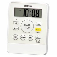 【💥 Timer】Seiko Clock 精工時鐘 座鐘 長時間計時器 白珍珠 83×64×20毫米 Timer