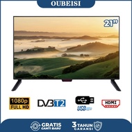 OUBEISI TV Digital TV 21/22/24/25 Inch TV LED FHD DVB T2