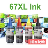 Compatible HP 67 ink HP 67XL black  HP67XL refillable ink For HP 2330 2331 2332 2333 2720 2721 2722 