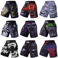 Cody Lundin Crossfit Men Fitness Running Shorts MMA Short With Printed Lightweight Grappling Combat 