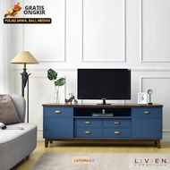 Meja TV Livien Rak TV Lemari TV Vintage Elegan Birny Dresser Livien Furniture