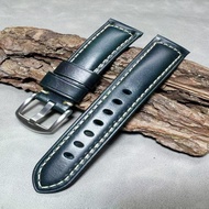 Handmade Leather Watch Strap Cowhide Leather Vintage Men's Watch Strap18/19/20mm21/22mm23/24/26mm
