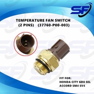 HONDA CITY GD8 SEL ACCORD SM4 SV4 COOLANT TEMPERATURE FAN SWITCH 37760-P00-003 37760-POO-003