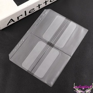 VALENTINE1 PVC Notebook Pouch Bags 6 Holes A5 A6 File Holder Stickers Storage Card Organizer Diary T