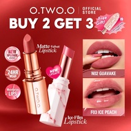 O.TWO.O Gincu Matte Kissproof Lipstick 24J Tahan 11 Warna