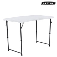 ✲♞●Lifetime USA 4 FT White Table - Compact, Convenient, Designed for Durability, Easy to Assemble!