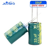 5-10PCS Aluminum electrolytic capacitor 250V 33UF 400V 33UF 450V 33UF high frequency low resistance 