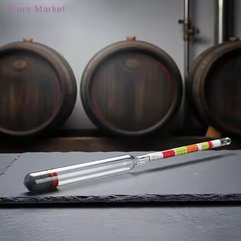 1Pcs Triple Scale Hydrometer Accurate Specific Gravity Tester for Alcohol Brix Testing Home Wine Bee