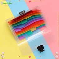 MOLIHA A6 File Folder Office Supplies Plastic File  13 Pockets