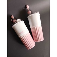 TUMBLER STAINLESS DILLER 9212 PINK GRADUATED PANDA
