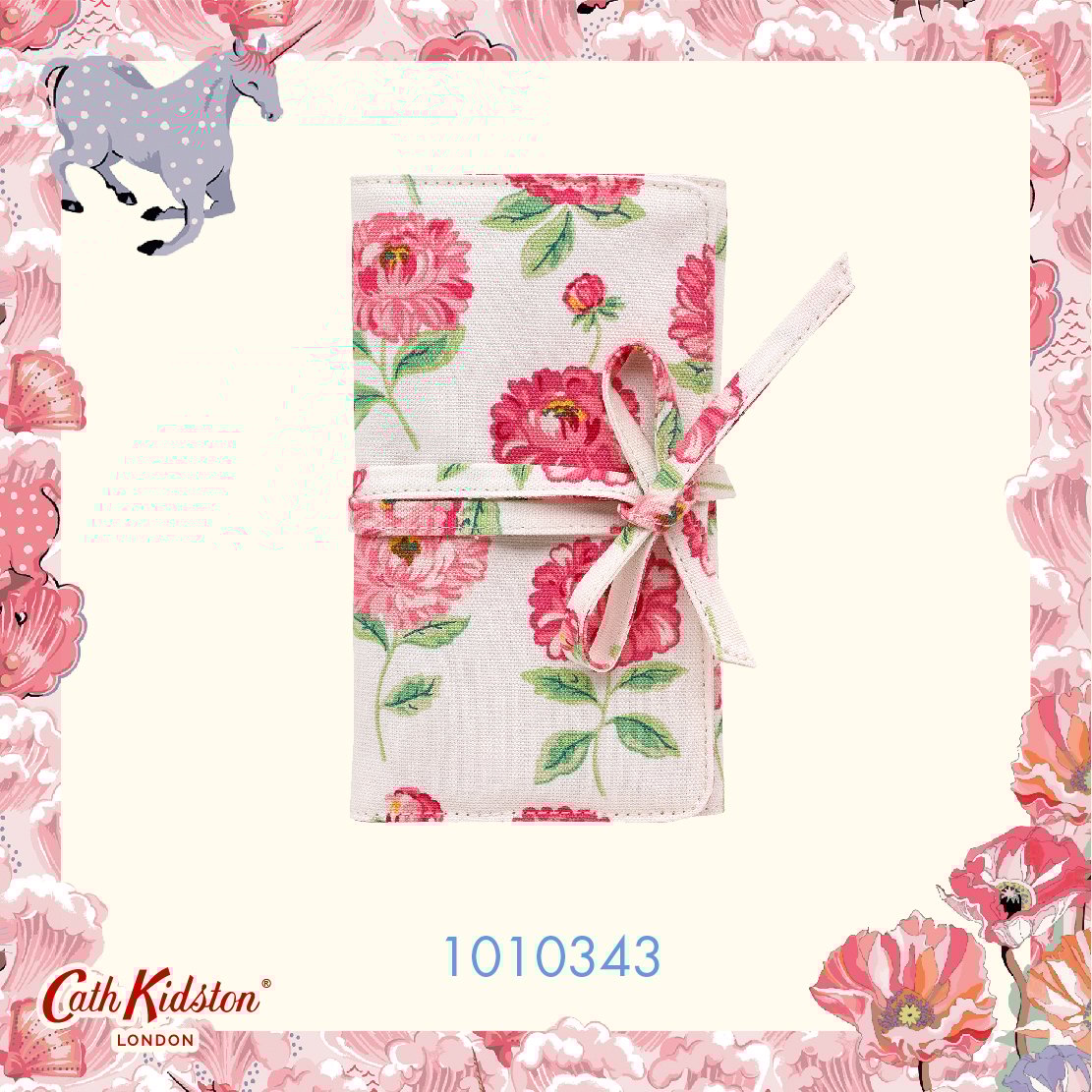 Túi đựng trang sức/Jewellery Roll - Dahlia - Cream