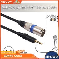 3m/9.84ft 3.5mm Stereo Male Plug to 3 Pin XLR Male Mic Audio Cable