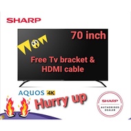 sharp 70" 4k Uhd android tv