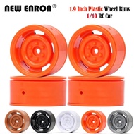 4Pc Plastic 1.9" Beadlock Wheel Rim 12mm Hex for RC Car Crawler 1/10 Crawler Tamiya CC01 SCX10 TF2 D