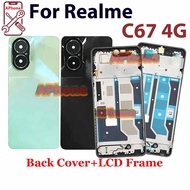 For Realme C67 4G Back Cover Housing Middle Frame Front Frame