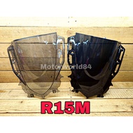 YAMAHA R15M NEW FAIRING VISOR / WINDSHIELD R15 V4 DARK BLACK SMOKE ACCESSORIES MOTOR