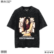 TISSATSU AESP4 DW NINGNING Oversize Washed T-Shirt Kpop Wash Slimfit T-Shirt/ AESP4-29/