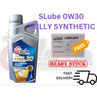 Minyak Hitam Kereta  SLube 0w30 1Liter Fully Synthetic Engine oil