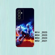 HP Silicone Samsung M14, Samsung M34, Samsung M54, Samsung M52 - Case casing cover Flexible Blackhp