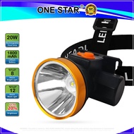 NSS Headlamp Flashlight Rechargeable Waterproof LED strong light Headlight For Camping Fishing 80W