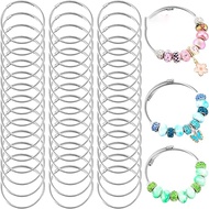 Best- <br>Snake Charm Bracelet Set 45Pcs Expandable Adjustable Silver Bangle for Women DIY Jewelry C